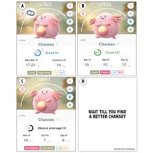 The Chansey Trainers Dilemma Which Chansey To Evolve In