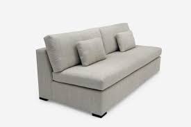 room blanche armless sleeper sofa