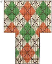 Small Diamond Argyle Socks Pattern 7267 Knitting Patterns