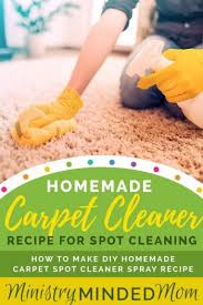 homemade carpet spot cleaner recipe