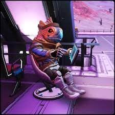 I think this Gek is the cutest little thing. His headband. His boots. The  pink dots above his mouth. I want to be this Gek's friend. :  r/NoMansSkyTheGame
