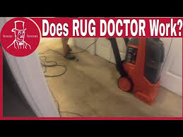 how to use a rug doctor carpet cleaner