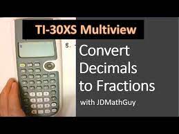 fractions with the ti 30xs multiview