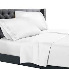 twin xl size bed sheets set white