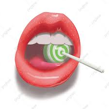 lollipop lips png image bright red