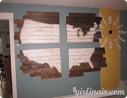 Wood Panel Wall Map Knockoffdecor Com