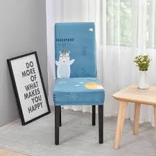 Muff Elastic Chair Cover Printed