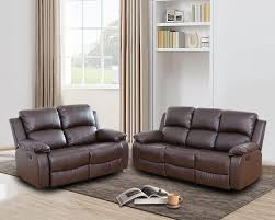 Leather Reclining Sofa Recliner Couch