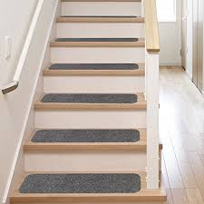 All vinyl trim can be shipped to you at home. 13 Stair Treads Non Slip Carpet Pads Easy Tape Installation Rubber Backing