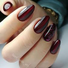 25 burgundy nail art ideas that s