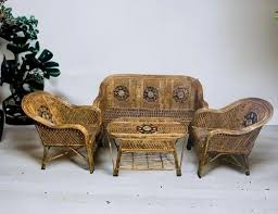 cane furniture sofa set