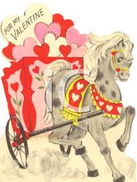 Affordable and search from millions of royalty free images, photos and vectors. Vintage Valentine Card Showing A Horse Pulling A Cart Of Hearts Royalty Free Clip Art Image