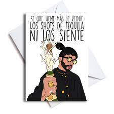 Bad Bunny Birthday Card Bad Bunny Card in Spanish 21 - Etsy