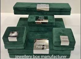 green plastic patti jewellery box for