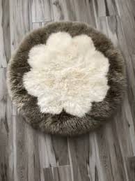 new sheepskin round rug 95cm rugs