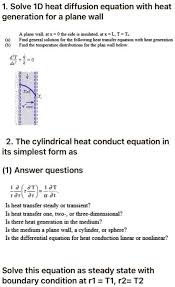 Solve 1d Heat Diffusion Equation