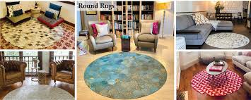 round rugs round carpets