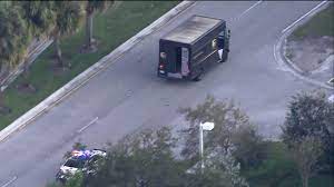 ups truck in florida police