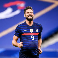Chelsea's french striker olivier giroud (l) scores during the uefa champions league round of 16 first leg football match between club atletico de madrid and chelsea at the arena nationala stadium. Giroud Is Now France S Second Highest Goalscorer Of All Time Afroballers
