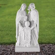 Religious Family 50cm Marble Resin