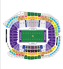 u s bank stadium seating chart 2024