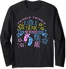 Little star is a guitar and cello duo featuring jayme clifton halbritter and olivia marie quintanilla. Amazon Com Twinkle Little Star How We Wonder What You Are Gender Reveal Long Sleeve T Shirt Clothing