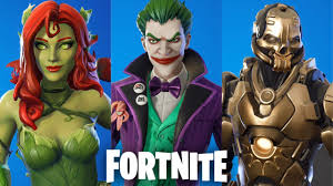 We have high quality images available of this skin on our site. Fortnite Last Laugh Bundle Available Now In Item Shop Joker Poison Ivy And Midas Rex Youtube