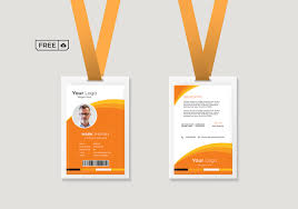 For instance, you meet someone randomly at a conference that is held by your office. Id Card Vector Template Free Download On Behance
