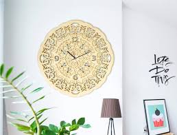 Big Mandala Clock Clock Wall Art Wall