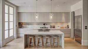 modern kitchen island with seating