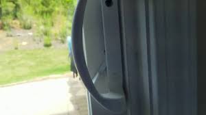 fix loose sliding glass door handle