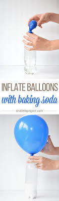 baking soda and vinegar balloons