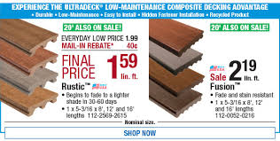 Menards decking provide excellent moisture resistance and comes in amazing widths, finishes, and specifications that fit well for different home decors and styling preferences. Menards Decks And Landscaping Sale Milled