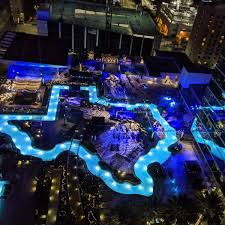 lazy river lights at marriott marquis