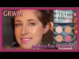 get ready with me mac expensive pink