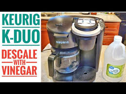 clean with vinegar keurig k duo 12 cup