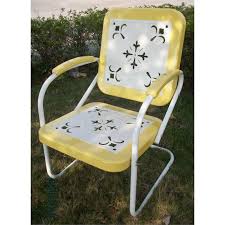 4d Concepts Retro Metal Patio Chair In