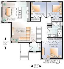 If you enjoy looking at bungalow house plans you may also enjoy looking at prairie style. Discover The Plan 3133 V3 Mainville 3 Which Will Please You For Its 3 Bedrooms And For Its Contemporary Styles Bungalow Floor Plans House Plans Open Floor House Plans