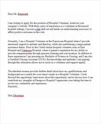 Cover Letter For Volunteer Research Position Create Your