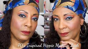 hippie inspired makeup look