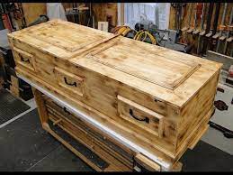 how to build a casket diy pine box