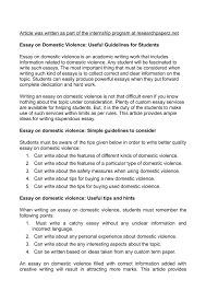 calam eacute o essay on domestic violence useful guidelines for students essay on domestic violence useful guidelines for students