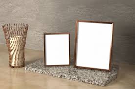 two picture frames in diffe size