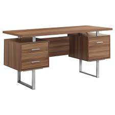 20% coupon applied at checkout save 20% with coupon. Monarch Hollow Core Metal Office Desk 60 L Walnut Silver Staples Ca