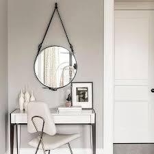 mirror above bedroom vanity table