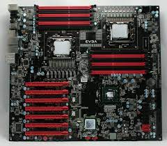 evga dual lga 1366 motherboard pictured
