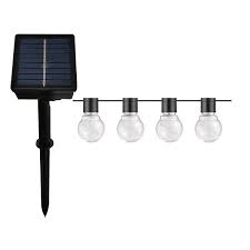 Outdoor Solar String Lights Clear