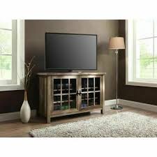 wooden tv stand console 55 inch