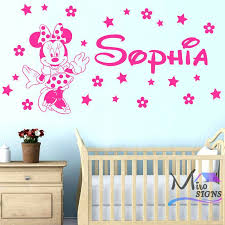 Personalised Name Minnie Mouse With