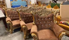 six seater wooden victoria sofa set for
